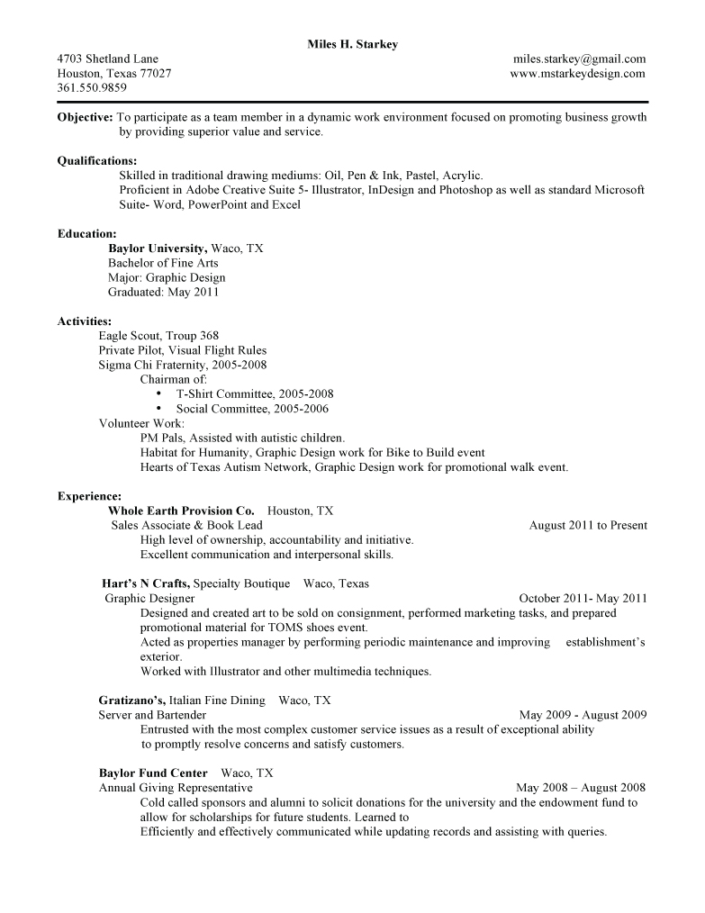 printable fill in resumes This easy, form field resume template, was ...